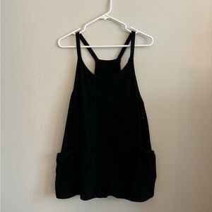 Black Romper Dress - Size Medium